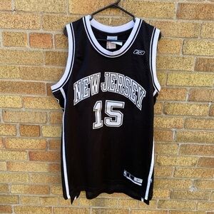 Vintage Reebok Vince Carter Swingman Jersey Large Black New Jersey